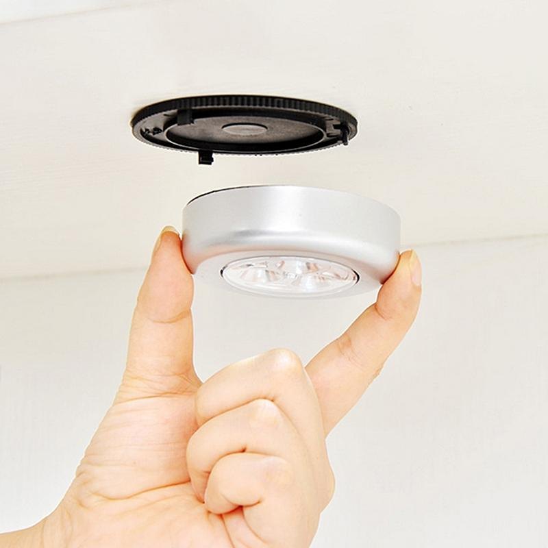 Stick Touch Lamp LED Tap Light - LED Wireless Night Light Click Touch Lamp Car Cabinet Closet Lamp
