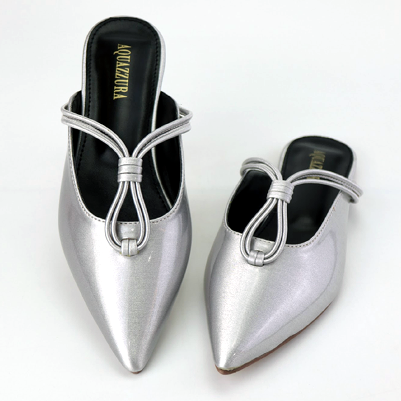 AQ Metallic Shiny Flat Cut Shoes AQ-1029