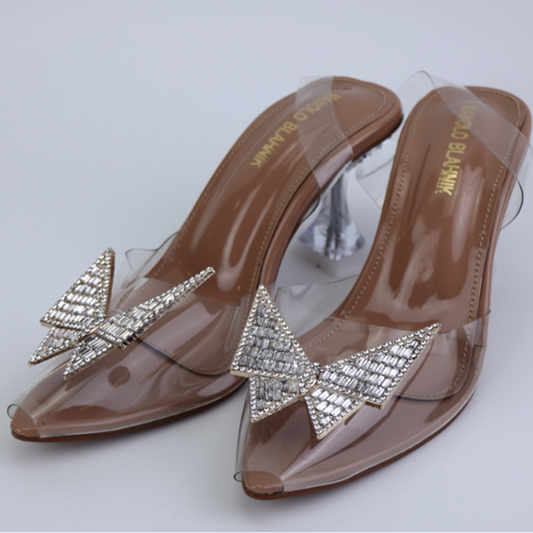 Butterfly Transparent Heels Cinderella Shoes Price in Pakistan