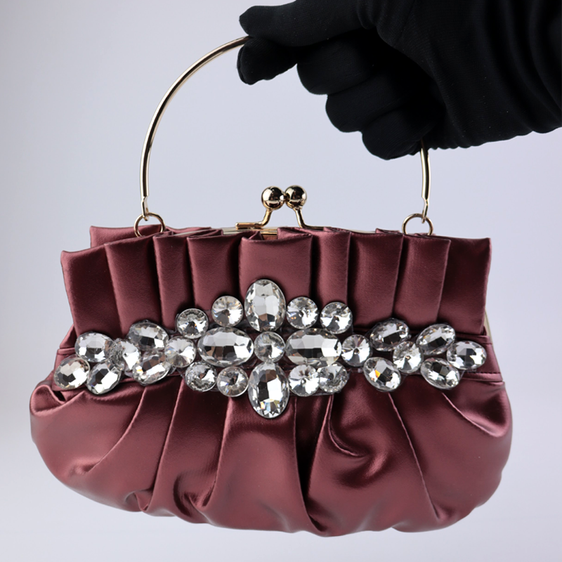 Crystal Bridal Handbag Women Clutch Party Bags in Pakistan