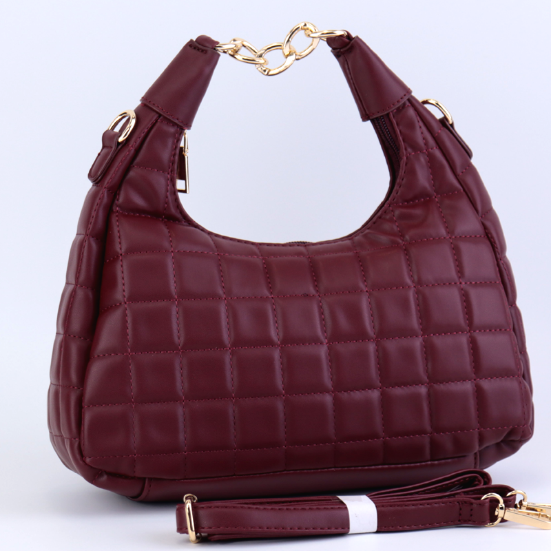 Medium Quilted Hobo Bag Women Leather Handbag Art#872 -#22
