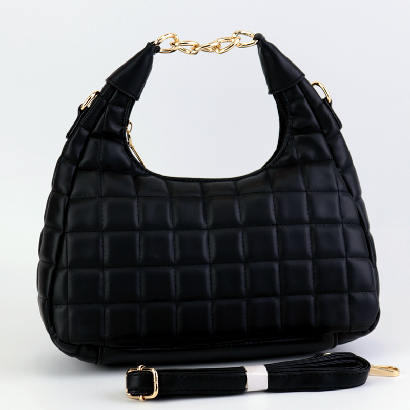 Medium Quilted Hobo Bag Women Leather Handbag Art#872 -#22