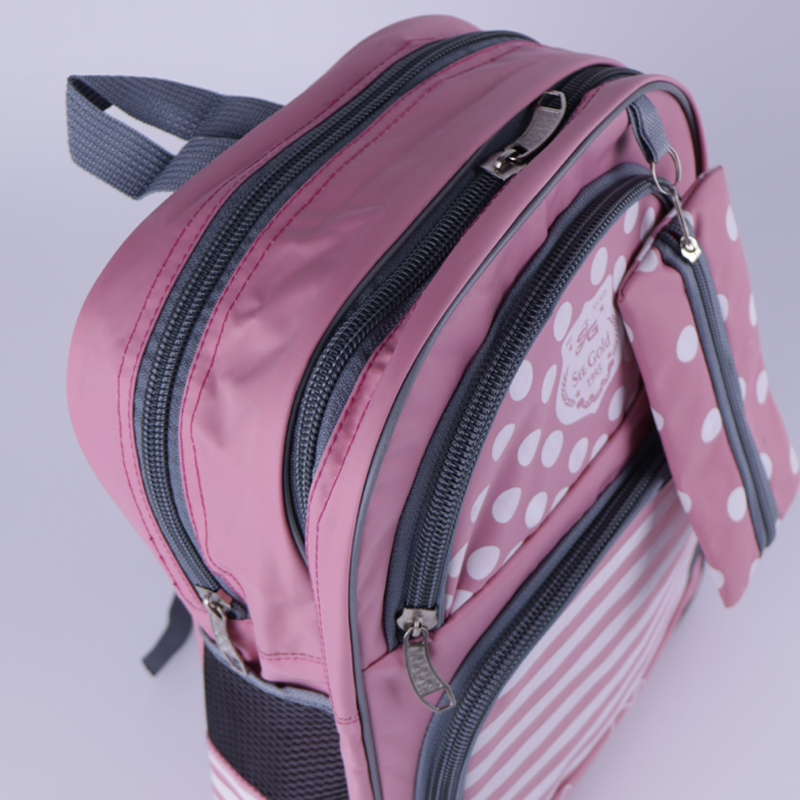 Lightweight School Bag with Pencil Pouch Multi Zipper Backpack for Boys Girls #111