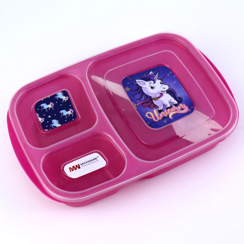 Student Lunch Box Large Multiple Portion Compartments