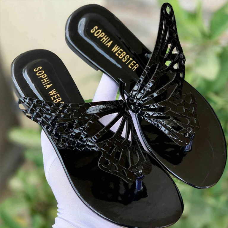 Buy Butterfly Ladies Slippers Online in Pakistan | New Designs #1027