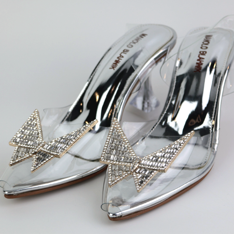 Butterfly Transparent Heels Cinderella Shoes-#1020 #22