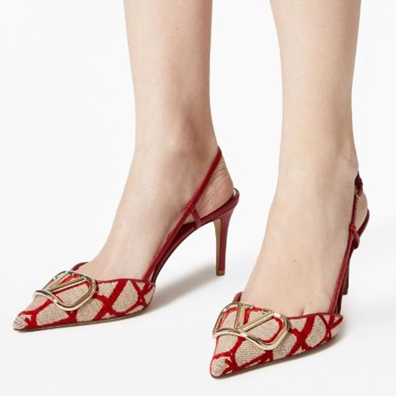 Vlogo Signature Slingback Heel Pumps- #10404