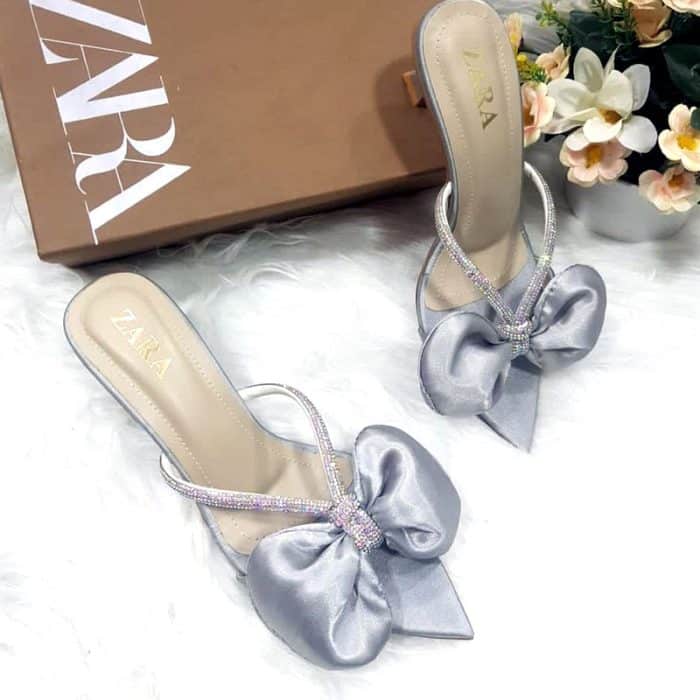 Embellished heel Sandals Open-Toe Rhinestone Thong #10388