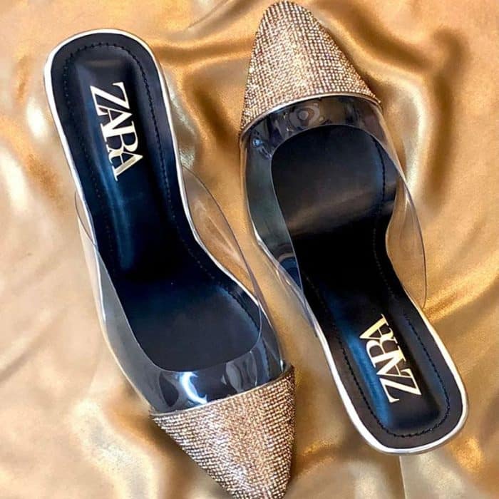 Heels Top Cover Rhinestone Women Blinky Shoes Sandal-#1018 #22