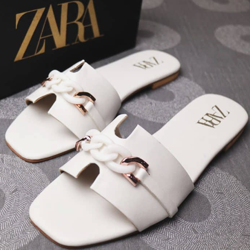 Women’s Slippers Fashion Chain Flip Flops Slippers Casual Shoes #10377