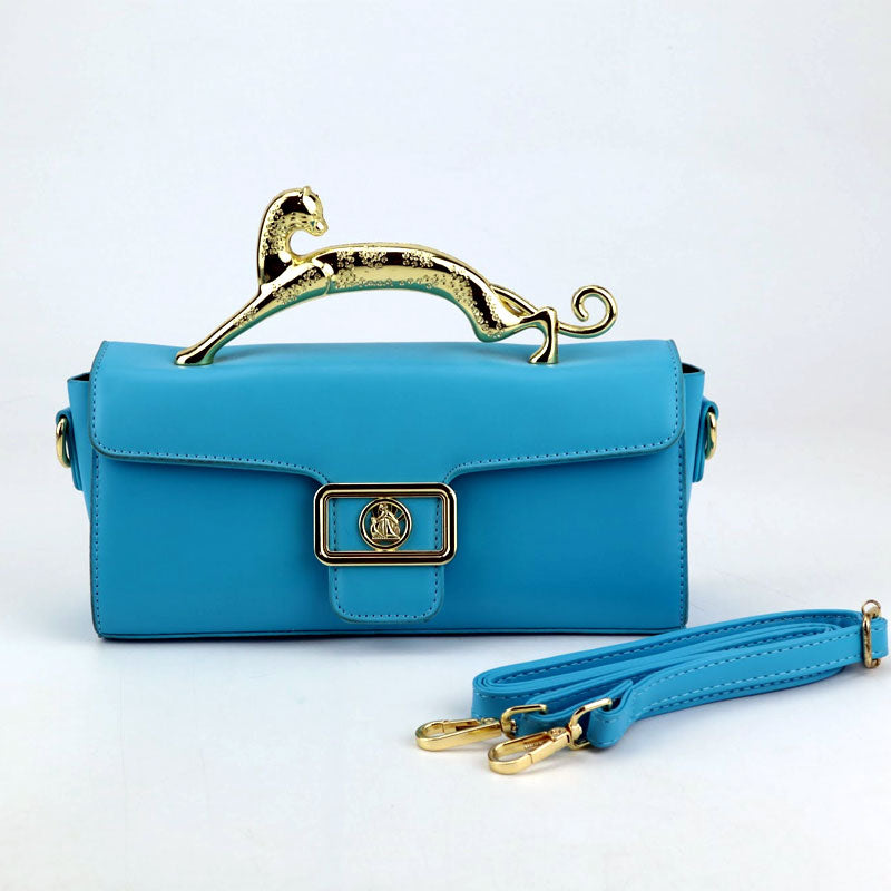 Women Luxury Tiger Handle Shoulder Party Bag #654 #22