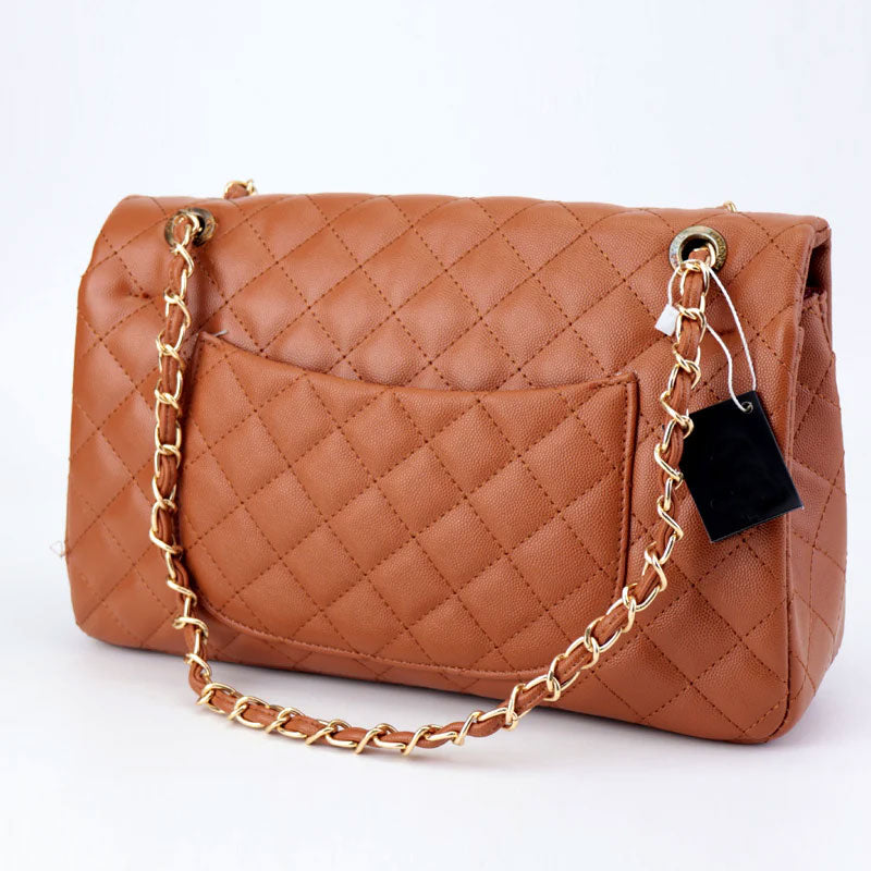 Ch Quilted Chain Shoulder Bag for Women #22