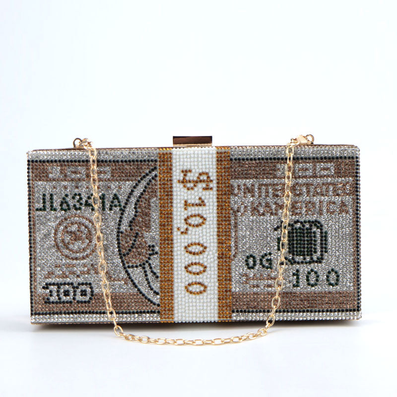 Dollar Bill Clutch Bag