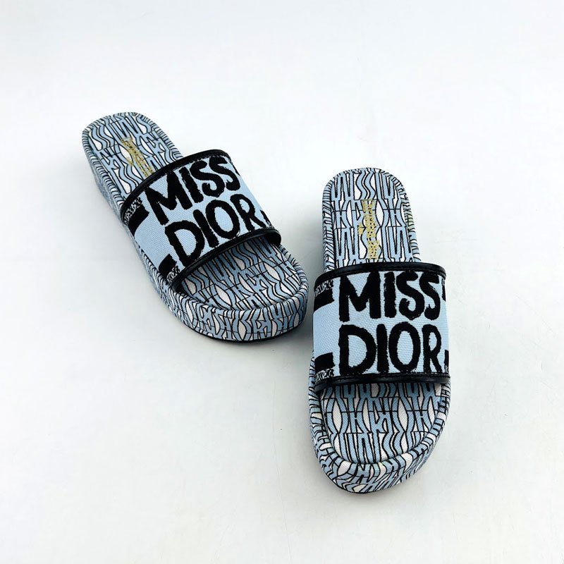 Cozy and Chic Ultimate Platform Wedge Slippers #10394