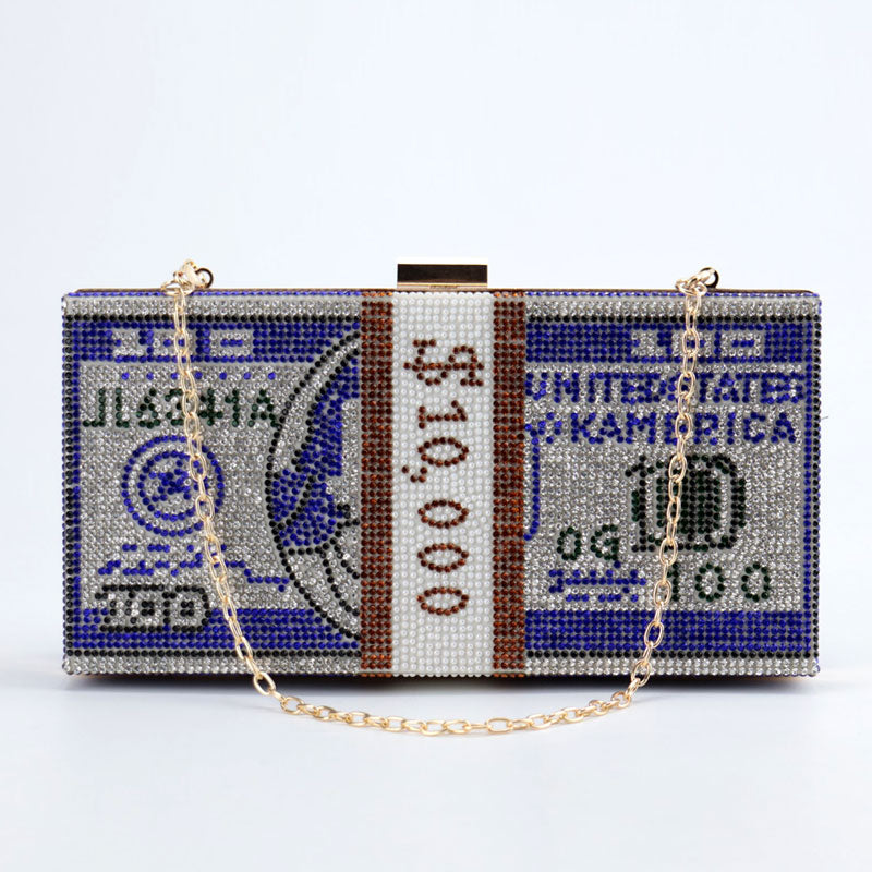 Dollar Bill Clutch Bag