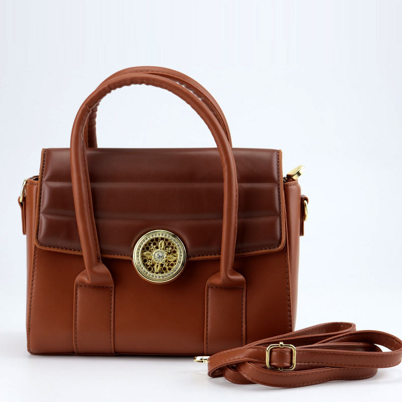 Flora Solid Genuine Leather Shoulder Bag for Women Art-1662