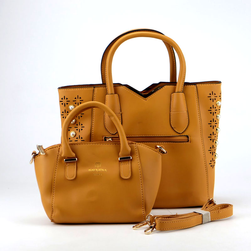 Double Stylish Tote Bag with Hand Clutch Purse #22