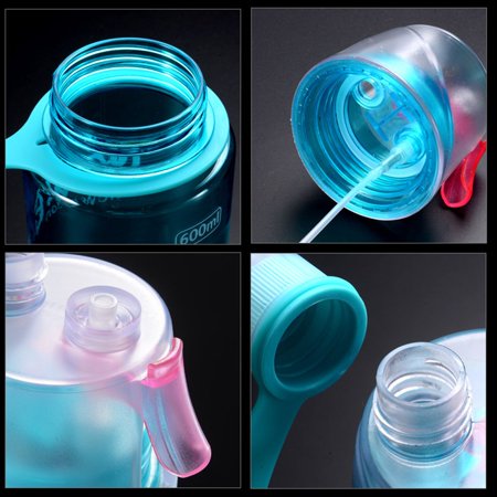 Water Bottle Mist Spray - Unbreakable Water Bottle Portable Sports Bottle Plastic Cup
