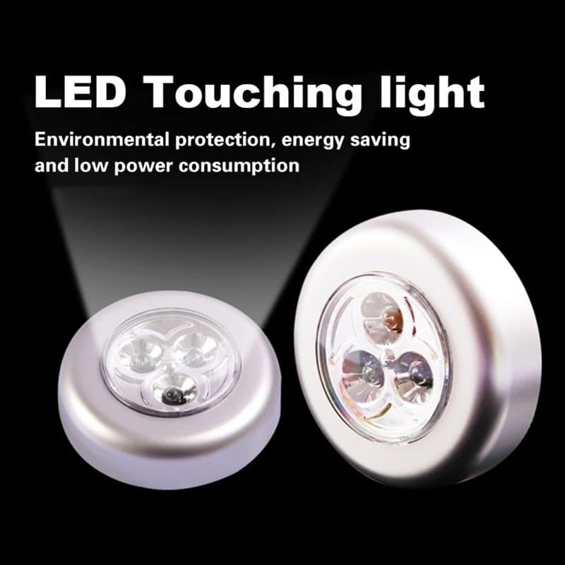 Stick Touch Lamp LED Tap Light - LED Wireless Night Light Click Touch Lamp Car Cabinet Closet Lamp