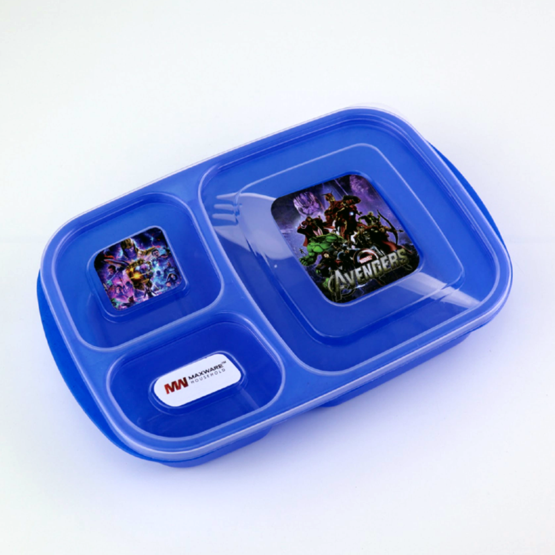 Student Lunch Box Large Multiple Portion Compartments