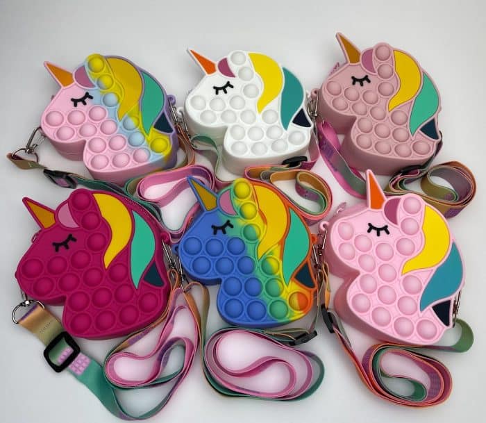 Unicorn Horse Head Cute Children Messenger Bags – Unicorn Design Bubble Novelty Bags