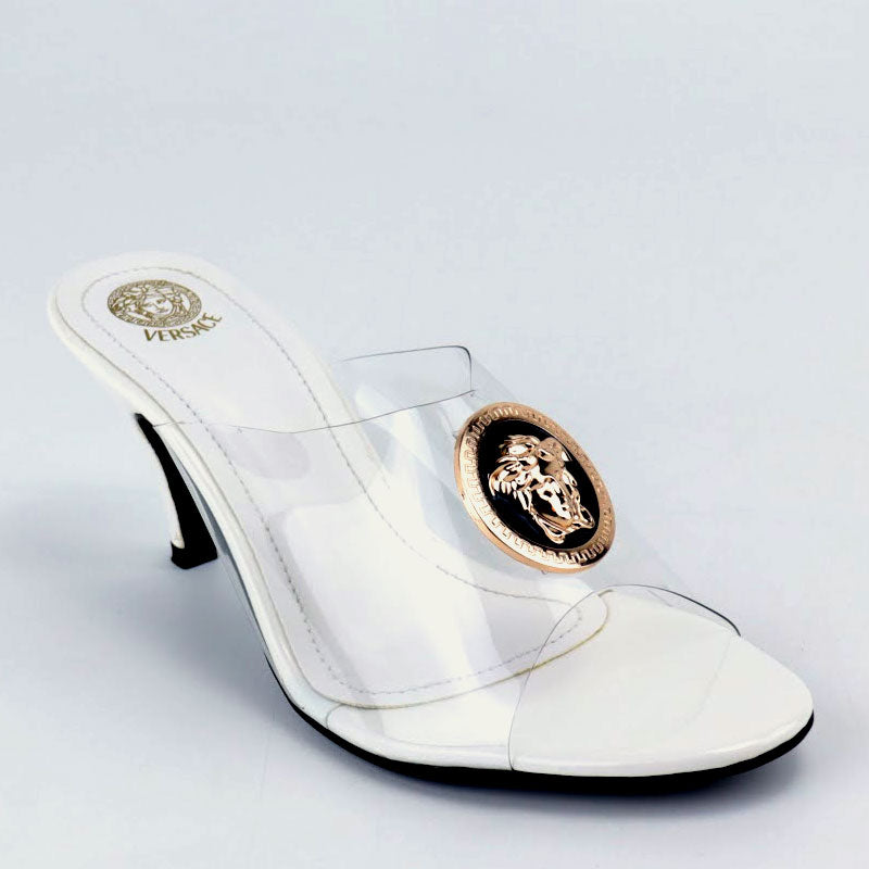 Women Transparent Clear Vinyl Stilleto Heels #10371 #22