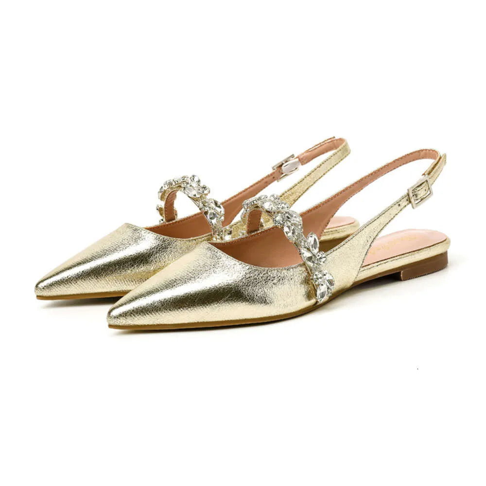 Jewel Slingback Flats