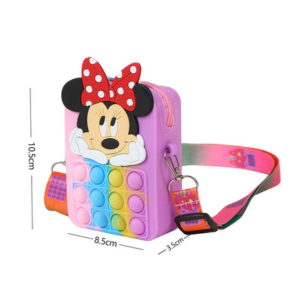 Mickey & Minnie Pop It Bag!  Fidget Fun + Shoulder Bag for Kids | CLEARANCE SALE #111 N/a