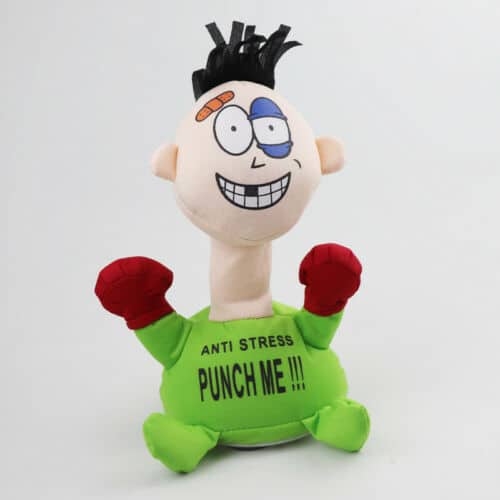 Punch Me on the Face Anti-Stress Toy – Interactive Electronic Stuffed Screaming Decompression Doll