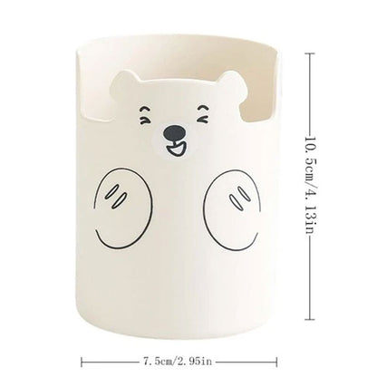 Cute Bear Design Mobile Stand Stationary Pen Holder