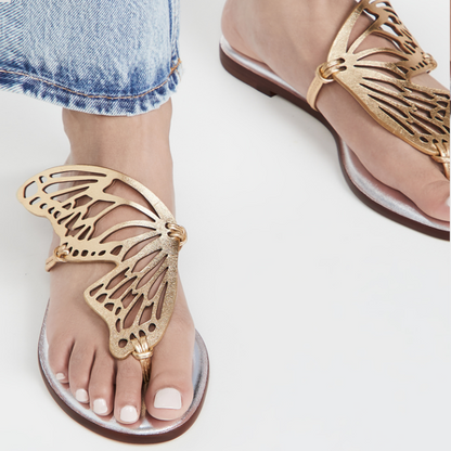 Butterfly Sandals Flats Slides Fashion Slippers #1027 #22