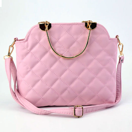 Ch Quilted Top Handle Shoulder Bag Purse