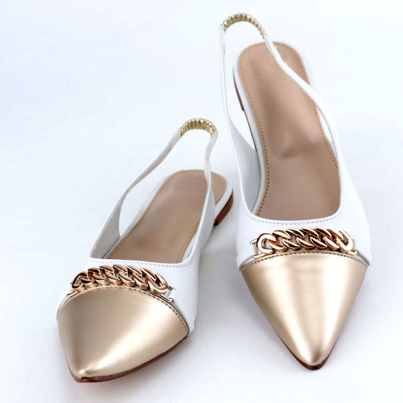 Gold pointed hotsell toe pumps