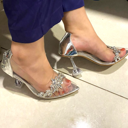 Transparent pumps shoes hotsell