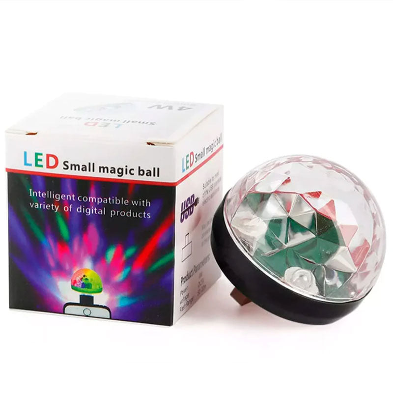 Portable Mini USB LED DJ Disco Ball Light 4W