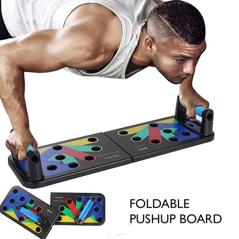 Push Up 9 in 1 Board Rack Fitness Workout Equipment for Men and Women
