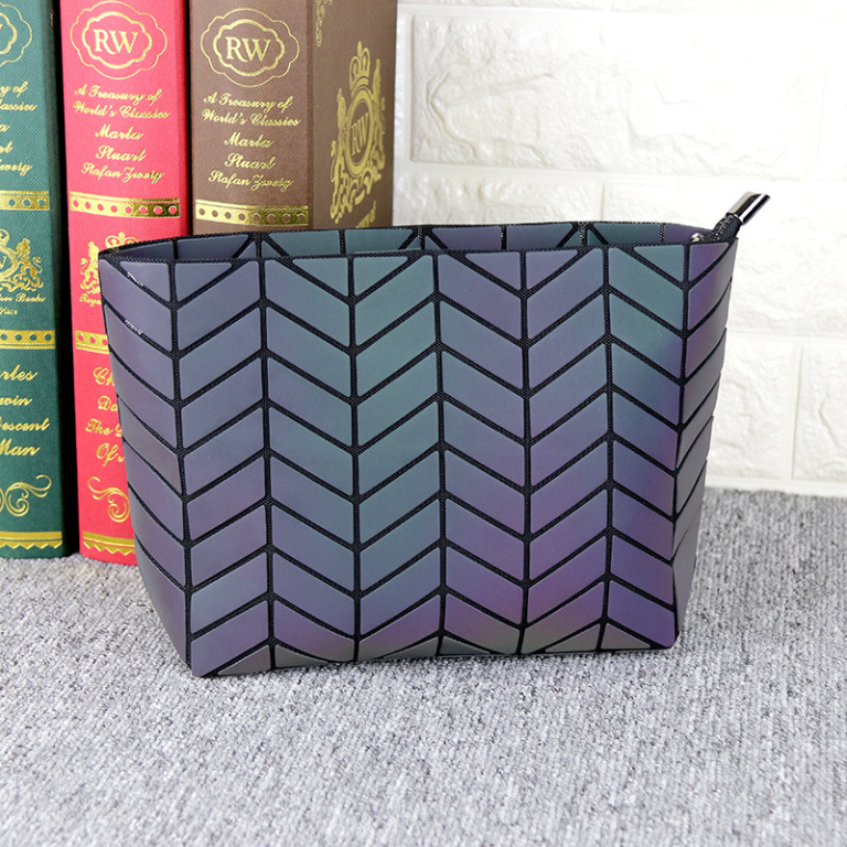 Geometric Luminous Reflective Purses and Handbags for Women