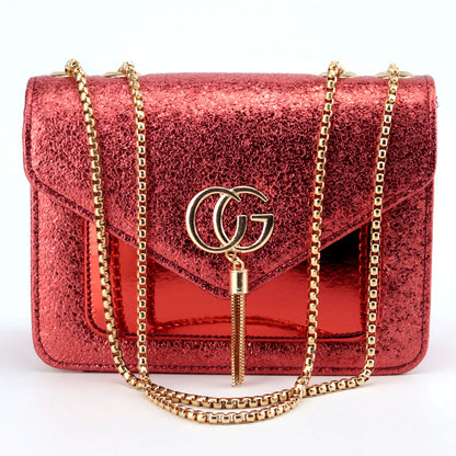 GU Marmont Bag Metallic Tassel Decor Evening Bag