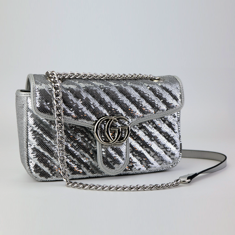 GU Marmont Sequin Bag Premium Chain Shoulder Bag