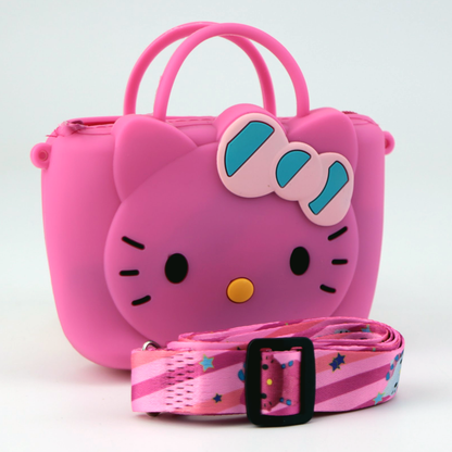Hello Kitty Silicone Bag Cute Shoulder Bag Wallet Coin Purse
