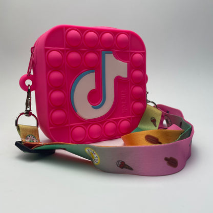 Ticktock Pop-It Mini Messenger Bag for Girls - Cute & Stylish | Lightweight & Comfy | Perfect Gift#111