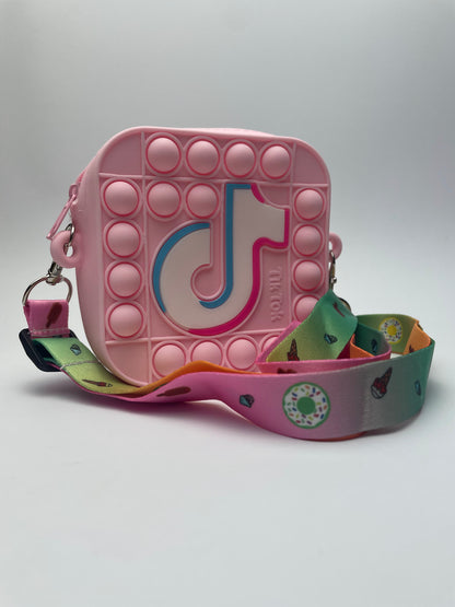 Ticktock Pop-It Mini Messenger Bag for Girls - Cute & Stylish | Lightweight & Comfy | Perfect Gift#111