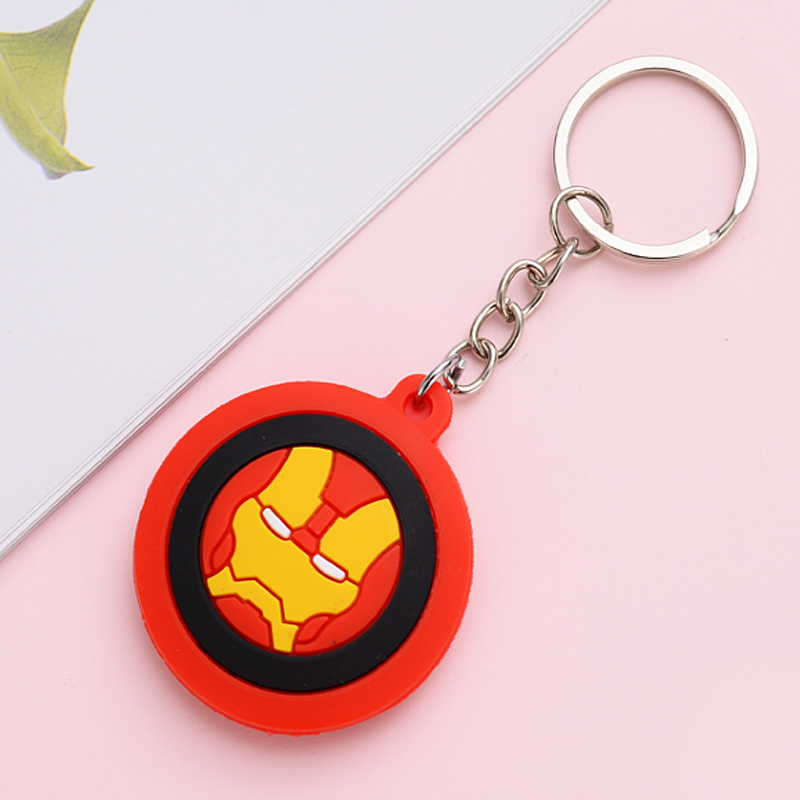 Marvel Silicone Figures Keychain Accessories – Disney Marvel Legends Avengers Keyrings Pendant