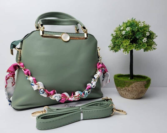 Women Luxury Stoned Designer Handbags, PU Leather Top Handle Shoulder Bags