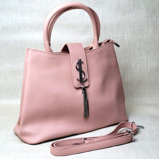 Women Luxury Tassel Hand Bag – Two-Side Pocket High Leather Ladies Shoulder Tote Bags