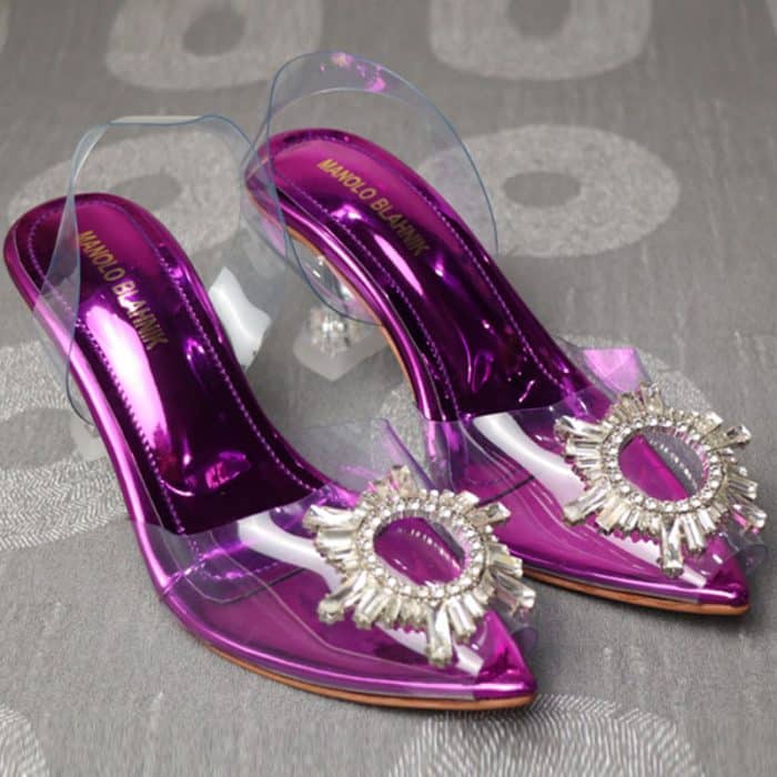 Cinderella Heels Transparent Cinderella Crystal Shoes in Pakistan