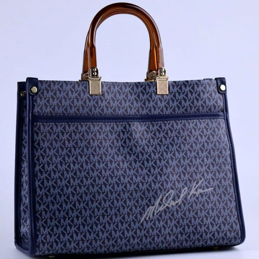 Large Top-Zip Tote Bag Women Hand bags Art#610