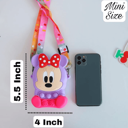 Mickey & Minnie Pop It Bag!  Fidget Fun + Shoulder Bag for Kids | CLEARANCE SALE #111 N/a