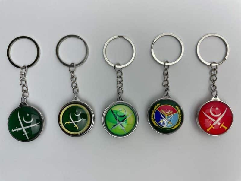 Pak Army Navy AirForce Logo Key Rings - Best Pakistan Forces Metal Key Chains