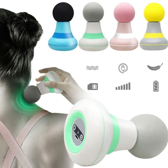 Mini Deep Tissue Rechargeable Massager Muscle Massager Body Pain Relief Stick